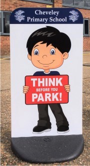 Character Child Friendly Custom Pavement Signs